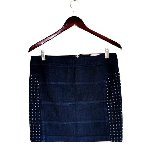 Candie's Womens Skirt Dark Rinse M Jean Mini Like New - Picture 1 of 7